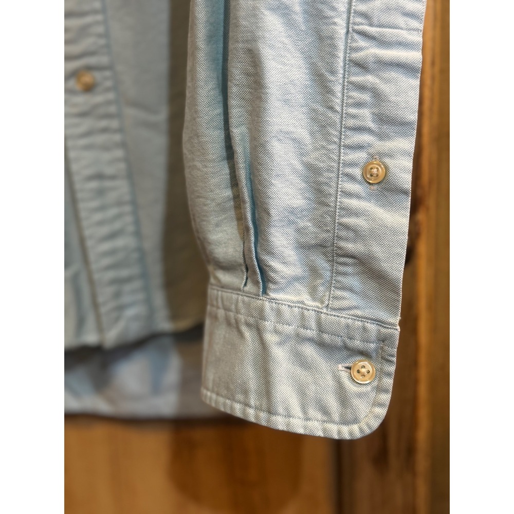 Ralph Lauren Mens Light blue Cotton Oxford Button Down Shirt Long Sleeve L - Picture 2 of 7